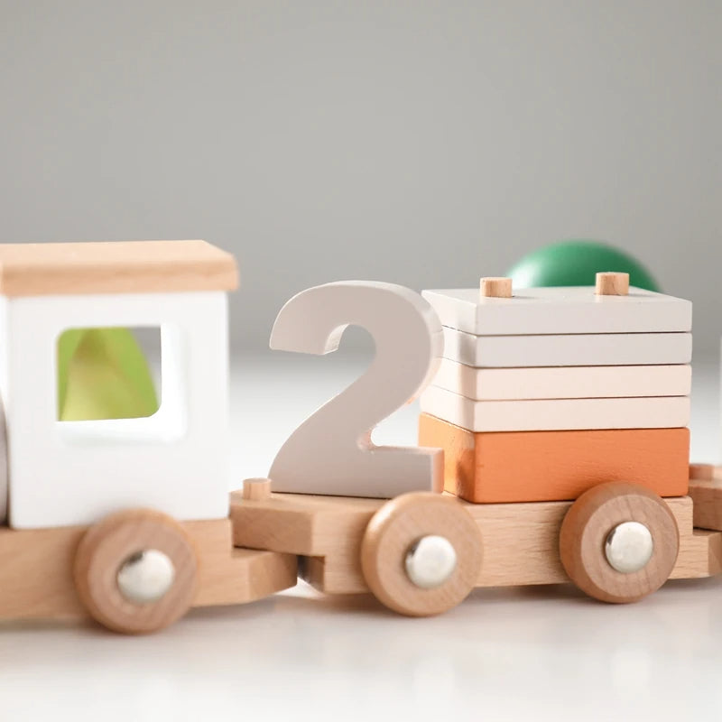 Montessori Wooden Train