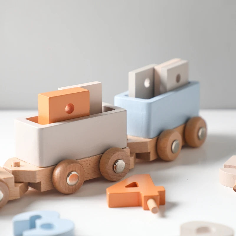 Montessori Wooden Train