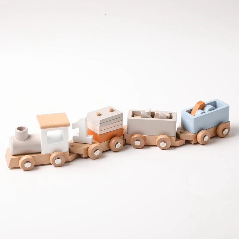 Montessori Wooden Train