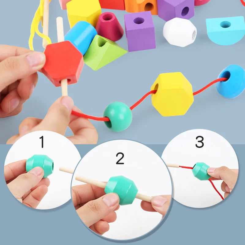 Montessori Wooden Beads Sequencing