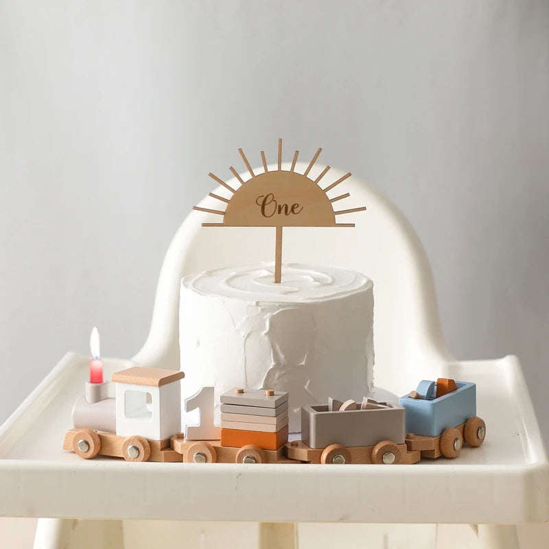 Montessori Wooden Train