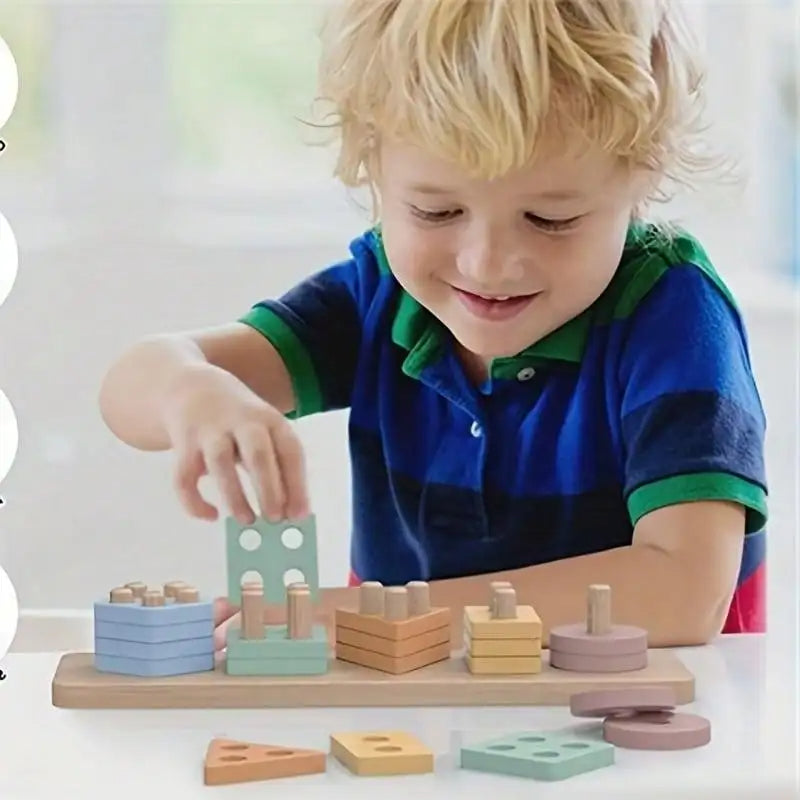 Montessori Wooden Shape Toy