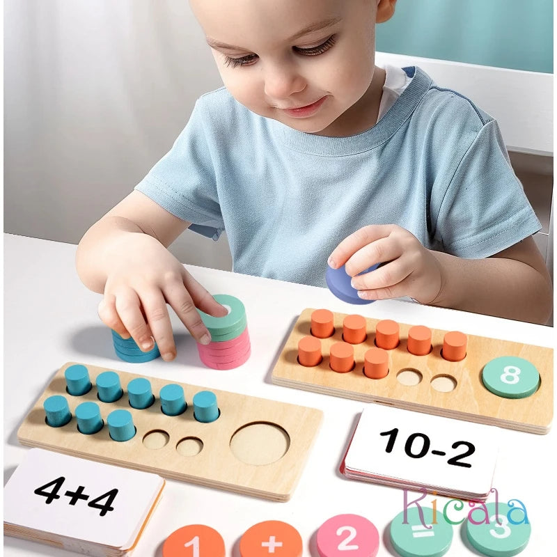 Wooden Math Arithmetic Toy