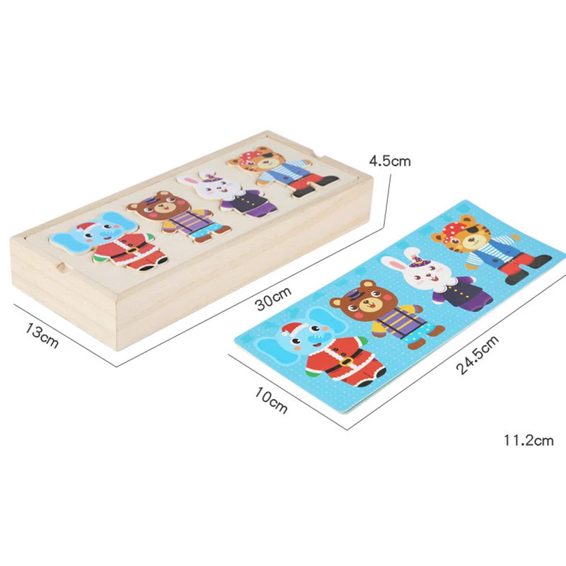 Wooden Dressing Puzzle