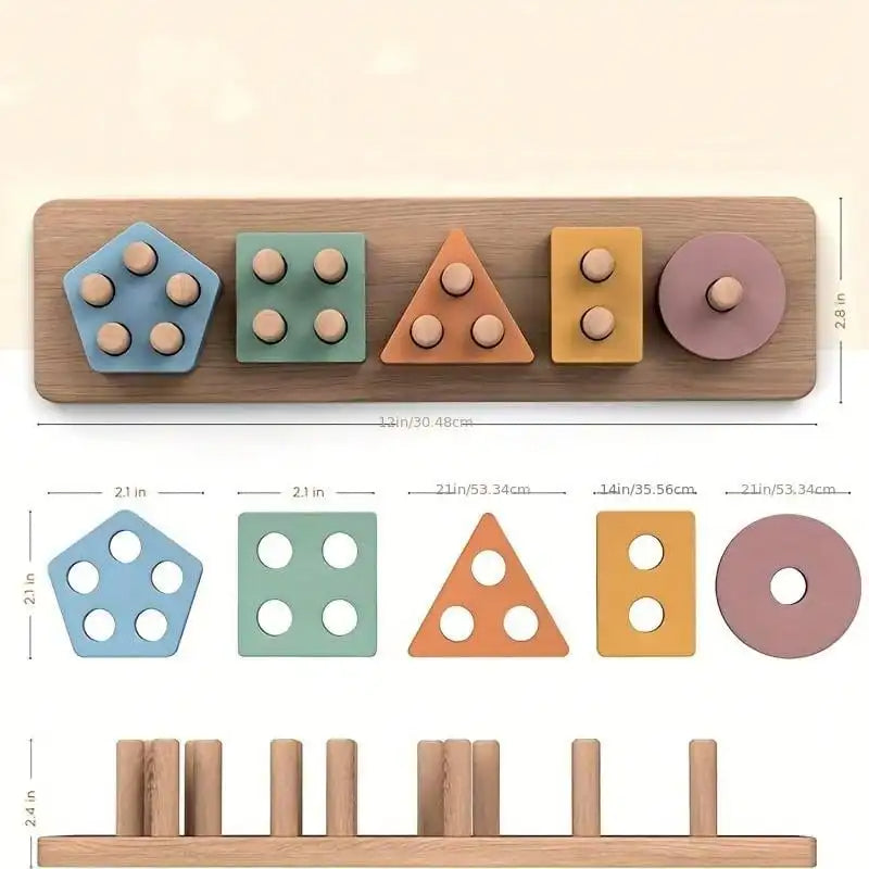 Montessori Wooden Shape Toy