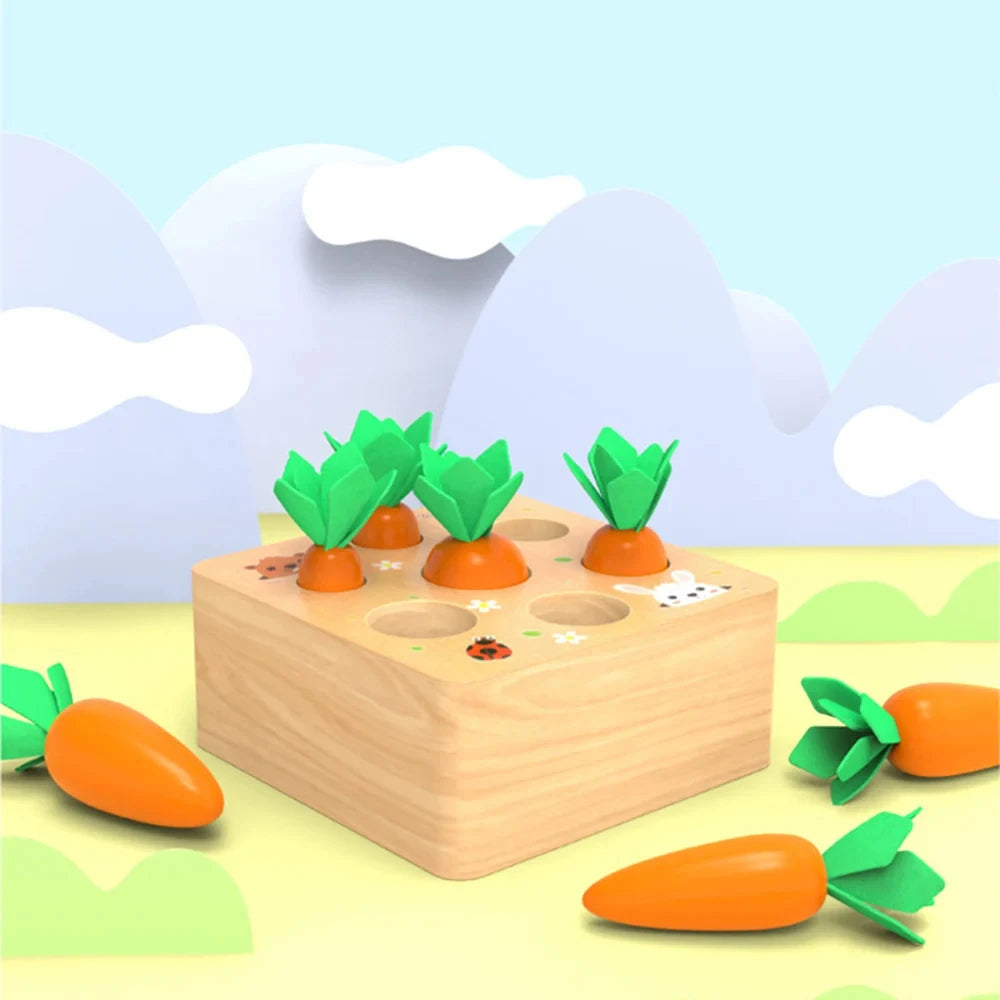 Montessori Wooden Carrot Game