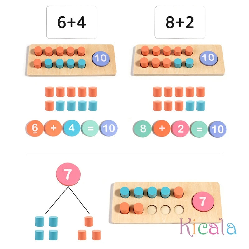 Wooden Math Arithmetic Toy