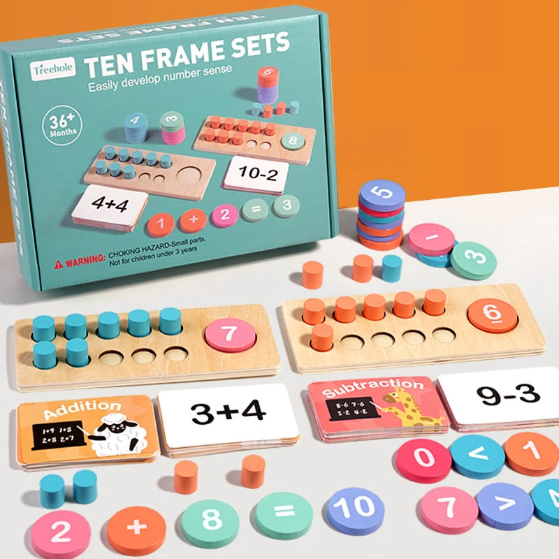 Wooden Math Arithmetic Toy