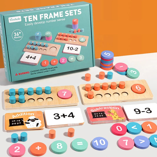 Wooden Math Arithmetic Toy