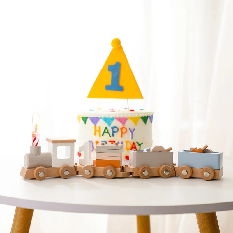 Montessori Wooden Train