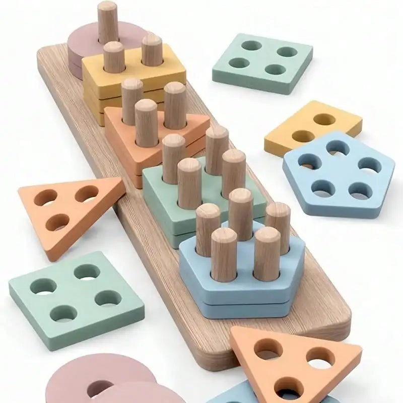 Montessori Wooden Shape Toy